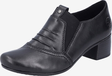 Rieker Platform Heels in Black: front
