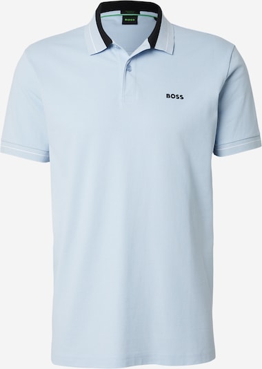 Marškinėliai 'Member' iš BOSS, spalva – šviesiai mėlyna / juoda, Prekių apžvalga