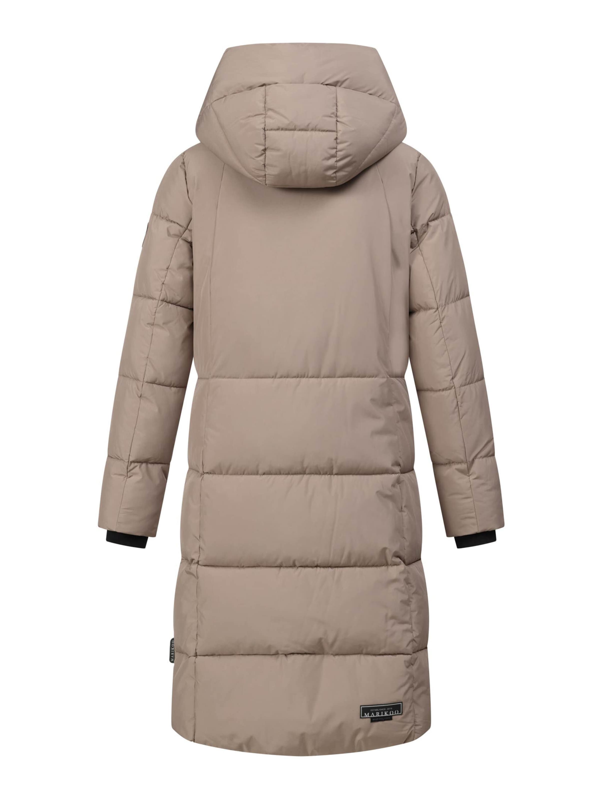 MARIKOO Wintermantel 'Tabiaa' in Grau