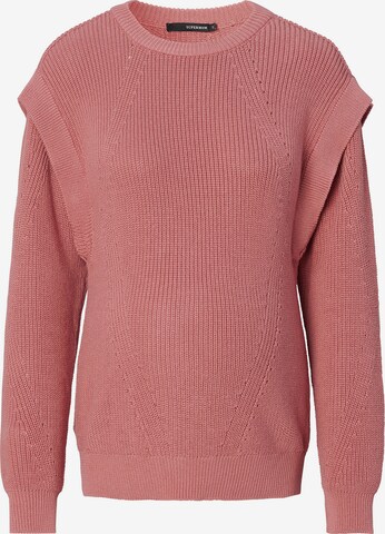 Pull-over Supermom en rose : devant