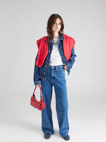 Tommy Jeans T-Shirt 'ESSENTIAL' in Weiß