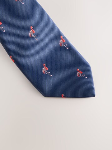 Next Set: Krawatte und Einstecktuch in Blau