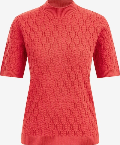 Pulover WE Fashion pe roșu cranberry, Vizualizare produs