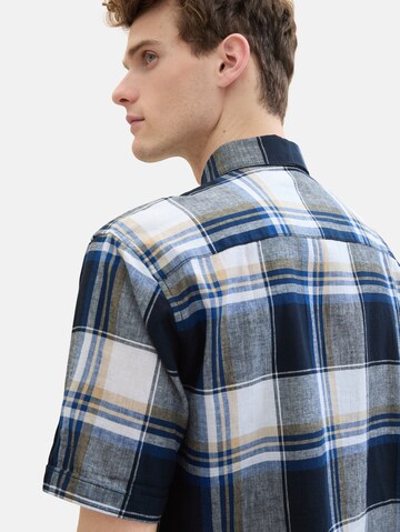 TOM TAILOR Regular Fit Hemd in Blau