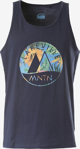Lakeville Mountain Shirt 'Meru Leaves' in Blau: predná strana