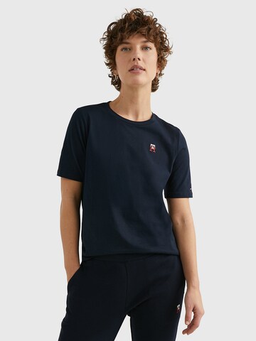 T-shirt TOMMY HILFIGER en bleu : devant