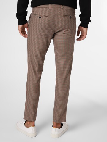 Finshley & Harding London Slimfit Chinohose 'Kevin' in Beige