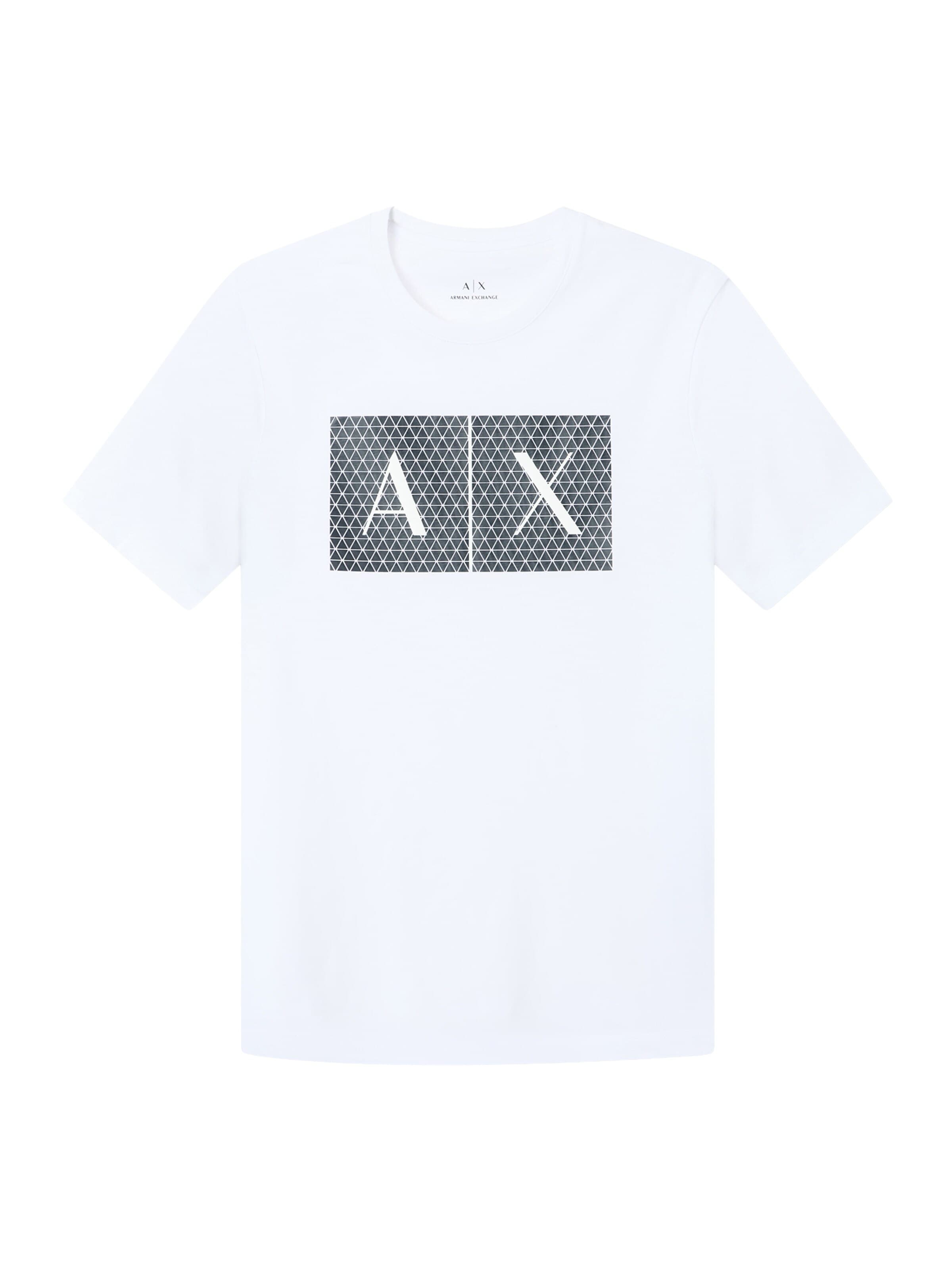 Maglietta '8NZTCKZ8H4Z1100' di EA7 Emporio Armani in bianco: frontale