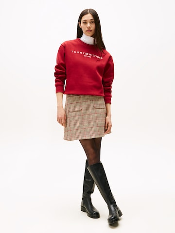 raudona TOMMY HILFIGER Megztinis be užsegimo