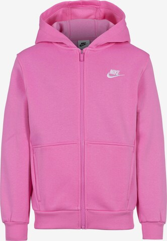 Nike Sportswear Sweatjacke in Pink: predná strana