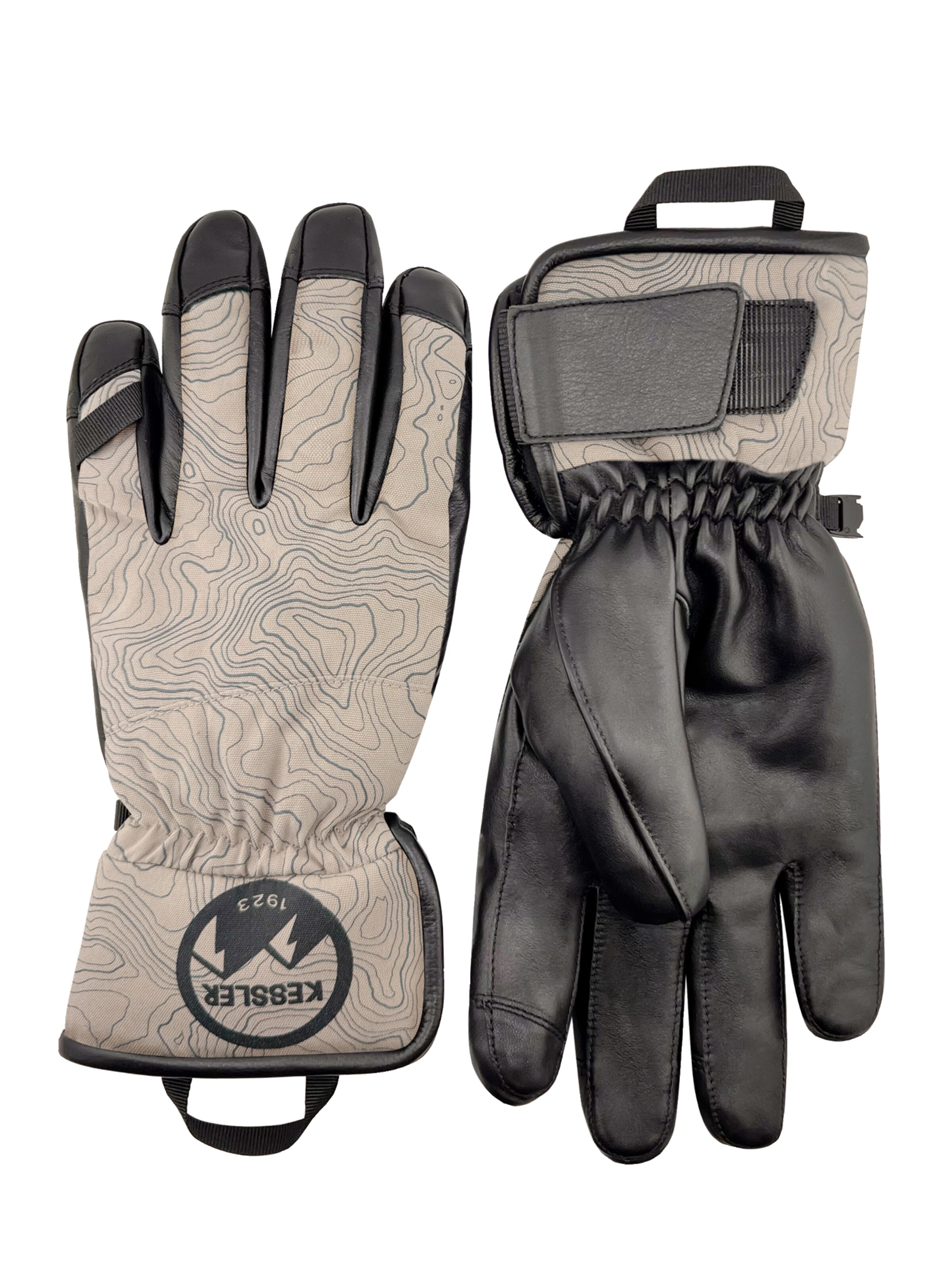 KESSLER Fingerhandschuhe‌‌‌‌‌‌‌ in Grau: Vorderseite