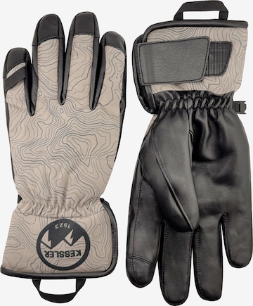 KESSLER Fingerhandschuhe in Grau: Vorderseite