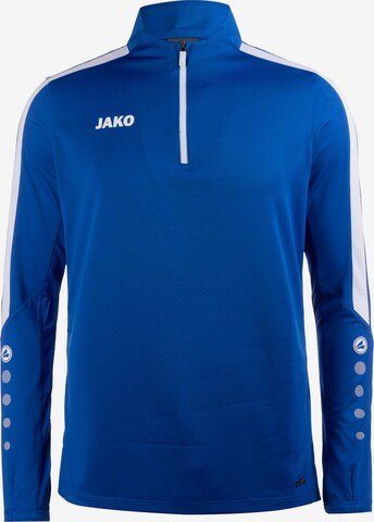 Sweat de sport JAKO en bleu : devant