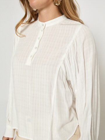 Haut 'Anine' minus en blanc