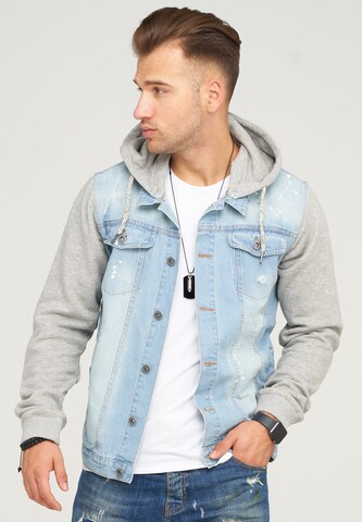 behype Jeansjacke 'MIKAY' in Blau: predná strana