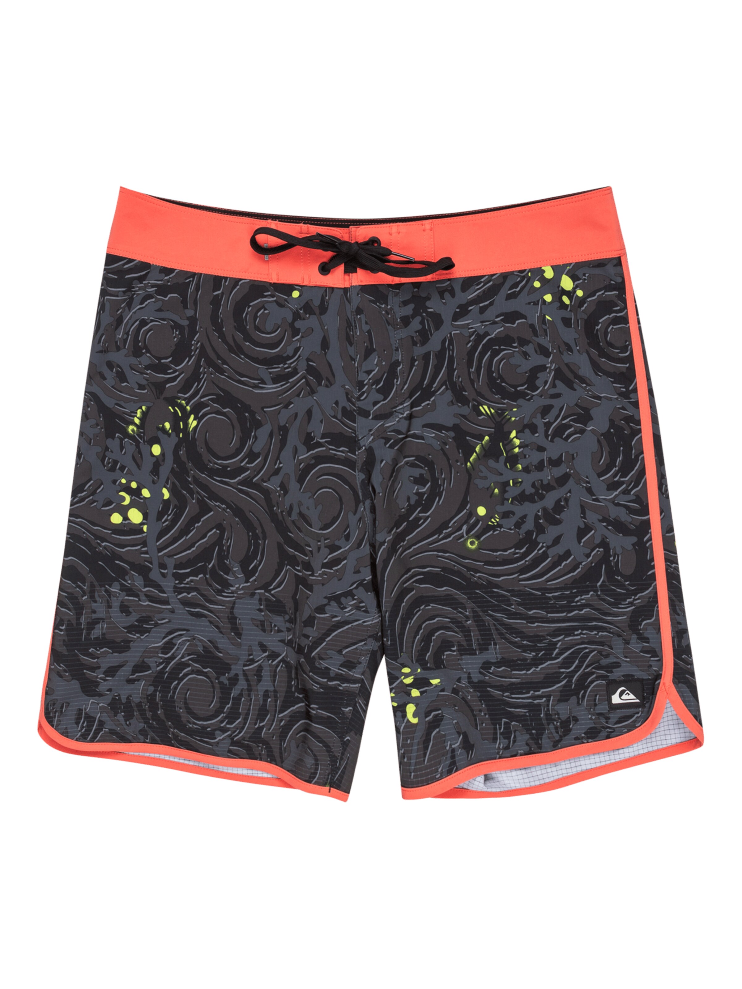 QUIKSILVER Swimming Trunks 'Scallop 19' in Orange / Black, Item view