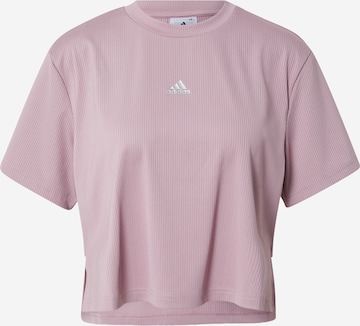 ADIDAS PERFORMANCE Funkční tričko – fialová: přední strana
