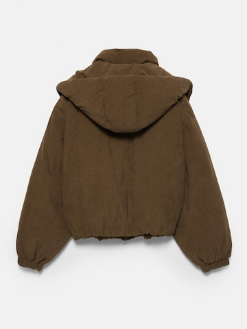 Pull&Bear Winter jacket 'PACIFIC' in Brown