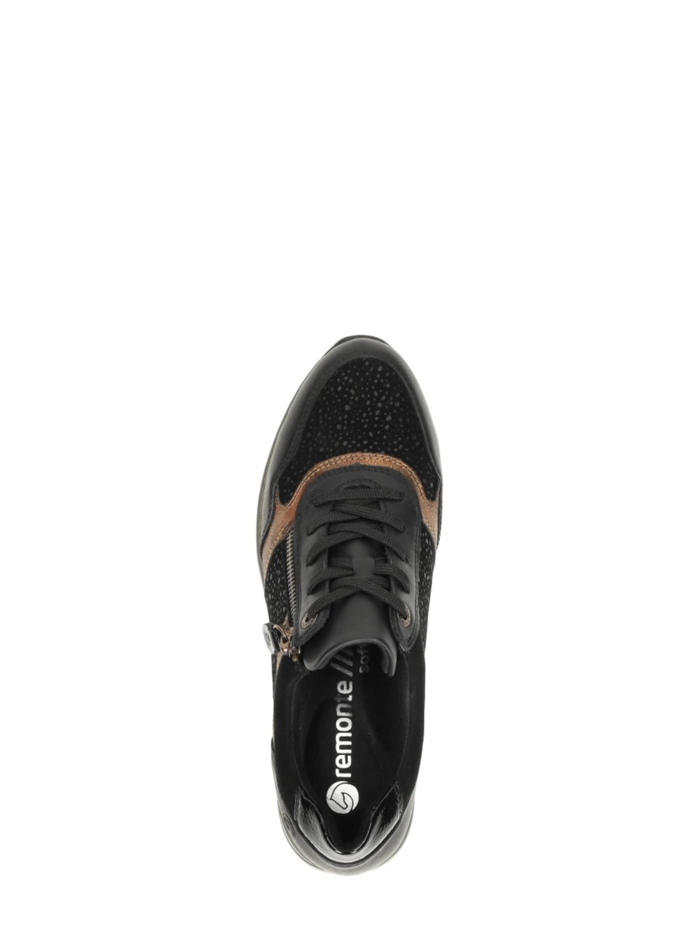 REMONTE Lace-up shoe 'Veterschoenen Laag' in Black