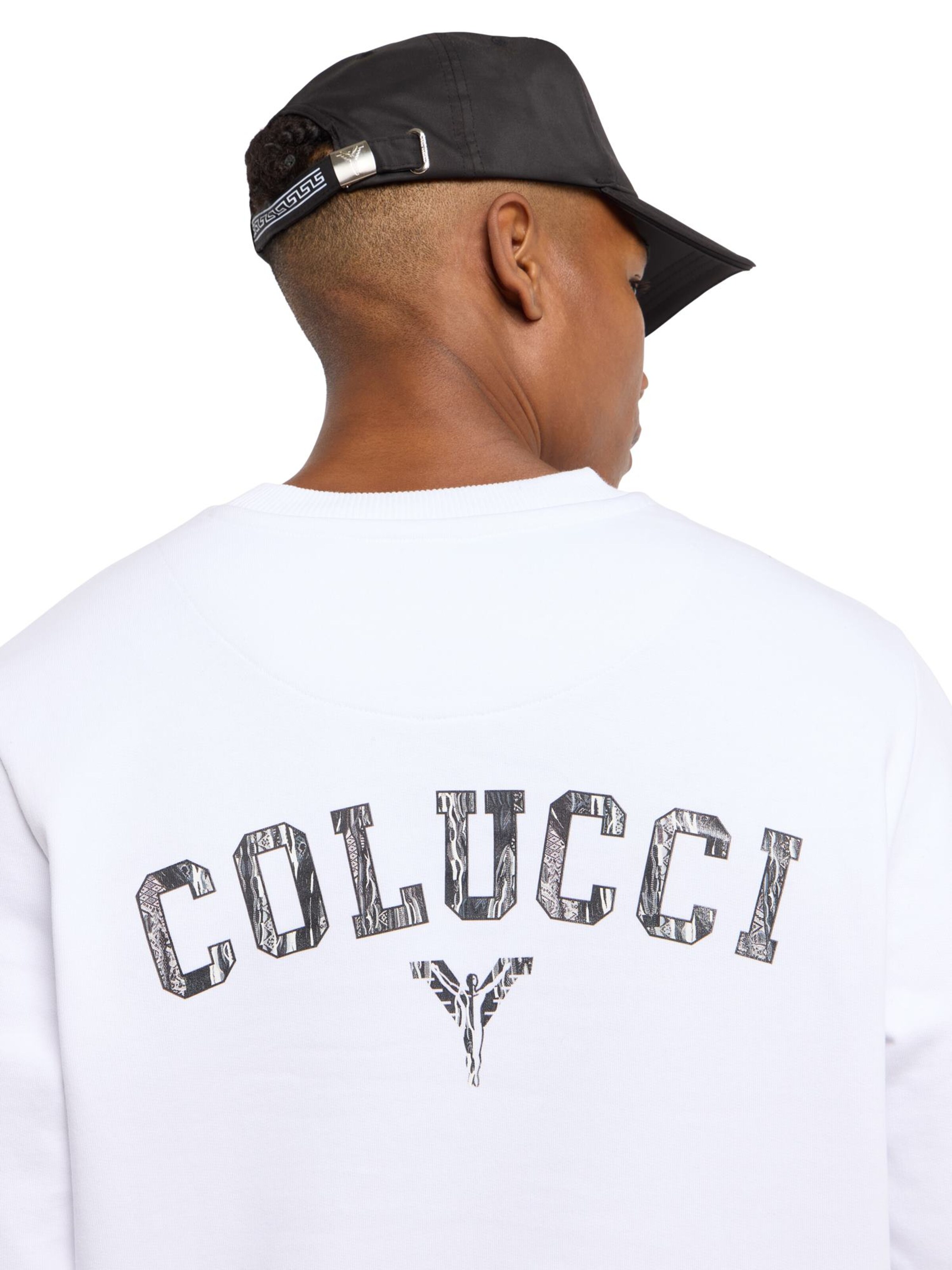 Sweat-shirt ' Dioda ' Carlo Colucci en blanc