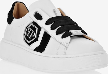 Philipp Plein Sneakers in Wit: voorkant
