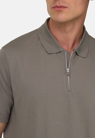 Boggi Milano Koszulka w kolorze brązowy