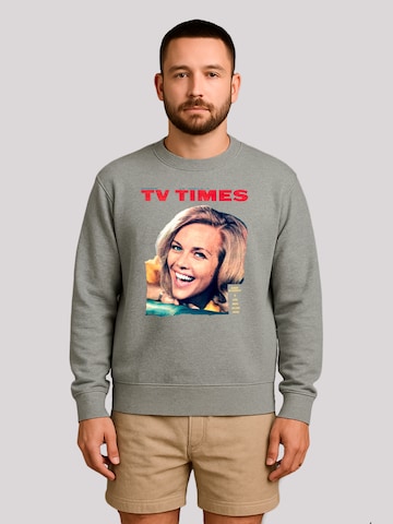 Sweat-shirt 'TV Times Honor Blackman 1964 Cover' F4NT4STIC en gris : devant