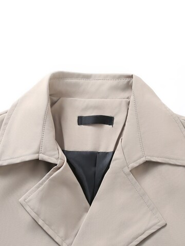 ALLTHEMEN Between-Seasons Coat 'Würde' in Beige