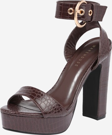 Warehouse Sandal in Brown: front