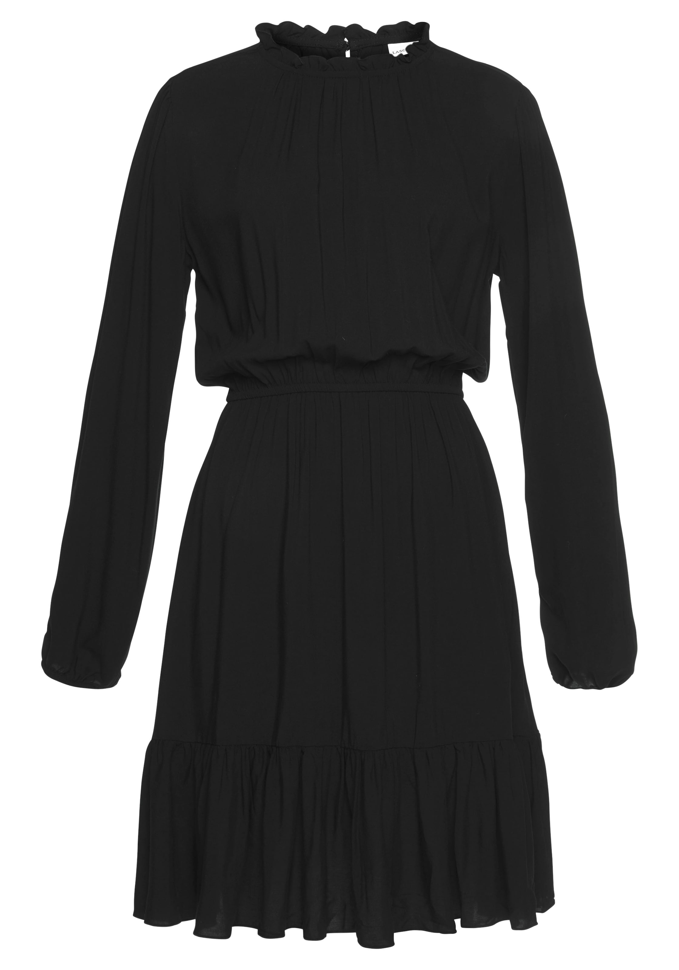 Abito estivo di LASCANA in nero: frontale