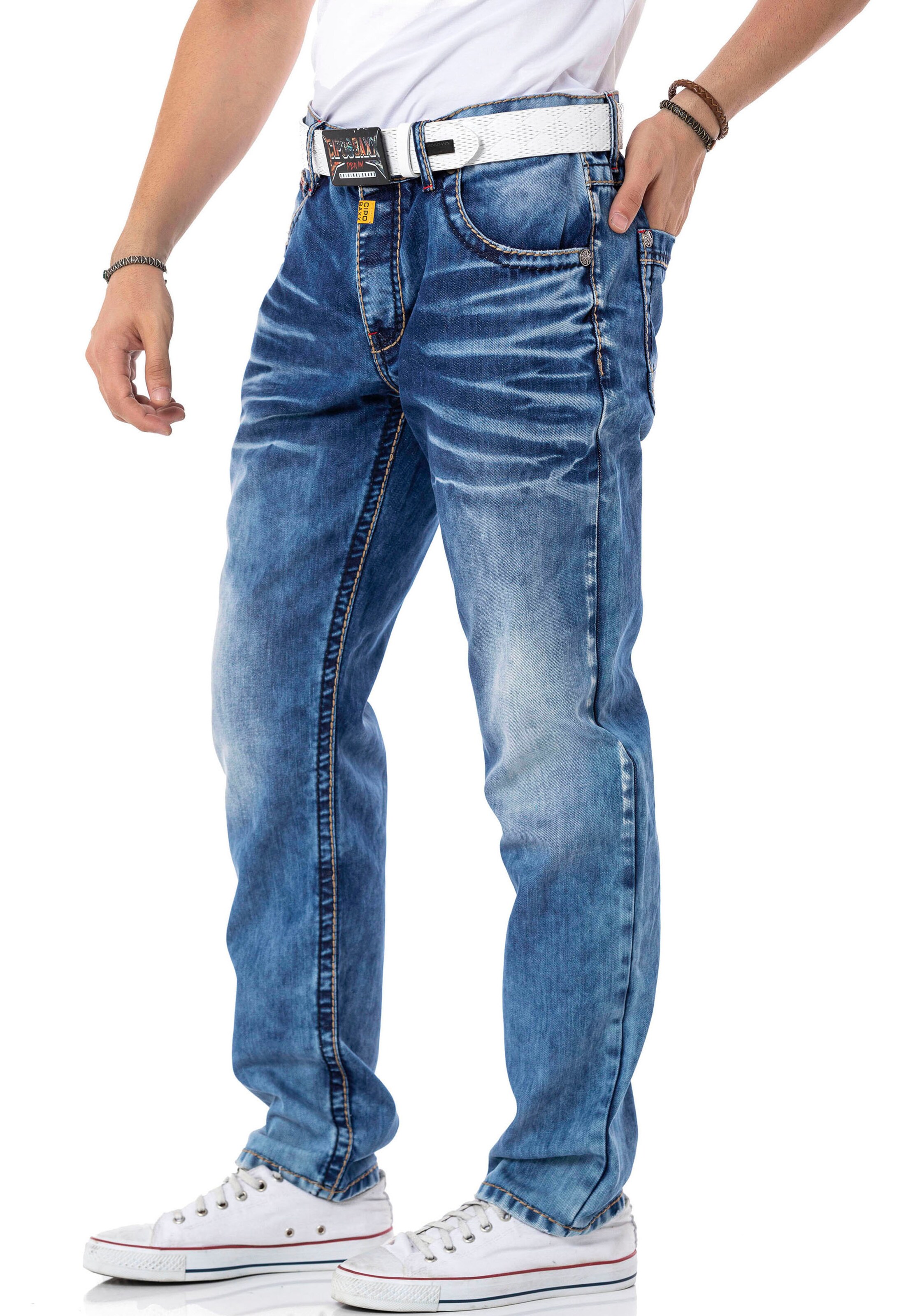 CIPO & BAXX Regular Jeans in Blue