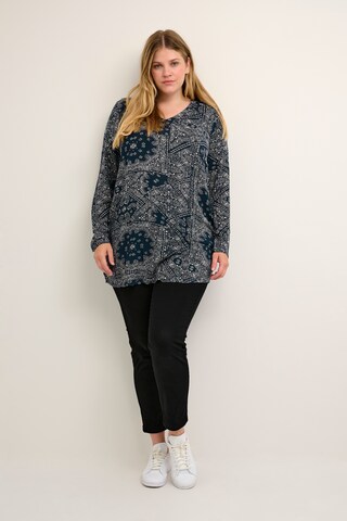 KAFFE CURVE Tunic 'Clise' in Blue