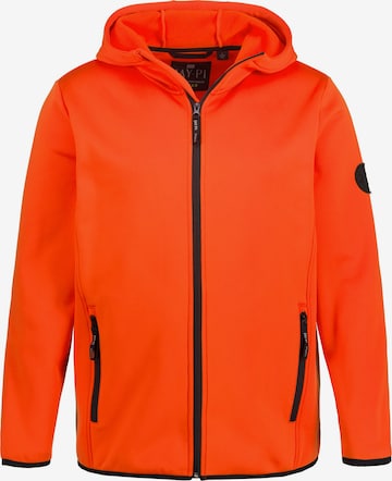 JP1880 Fleece jas in Oranje: voorkant