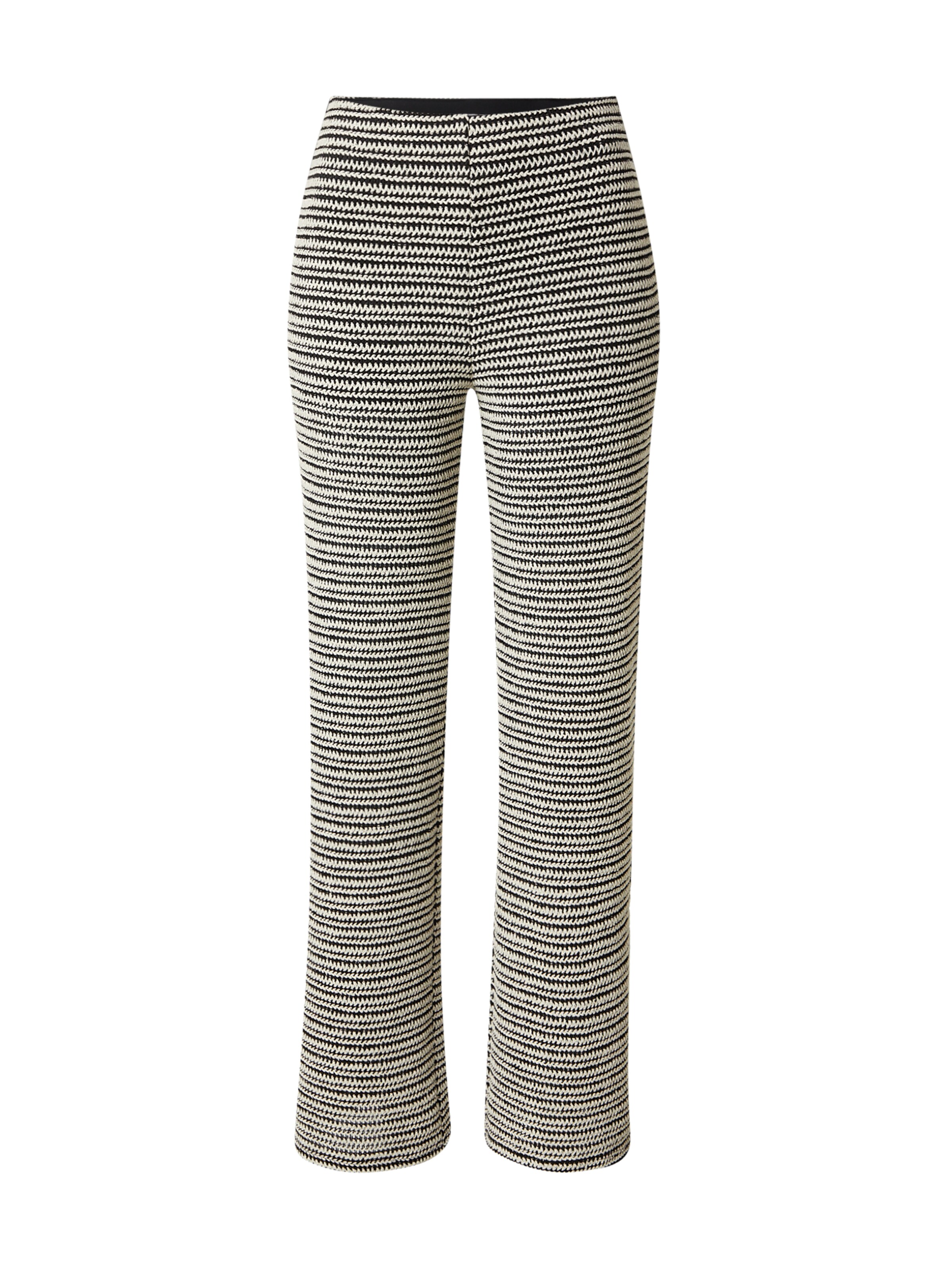 Coupe slim Pantalon 'Finn' EDITED en noir : devant