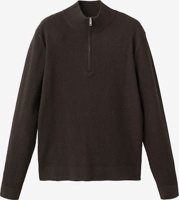 MANGO MAN Pullover 'Antiguap' in Braun: Vorderseite