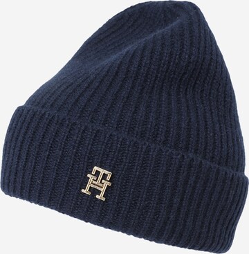 TOMMY HILFIGER Beanie in Blue: front