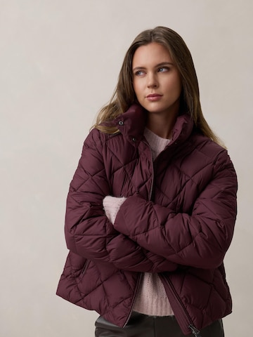 MANISA Between-season jacket 'Steppjacke' in Purple