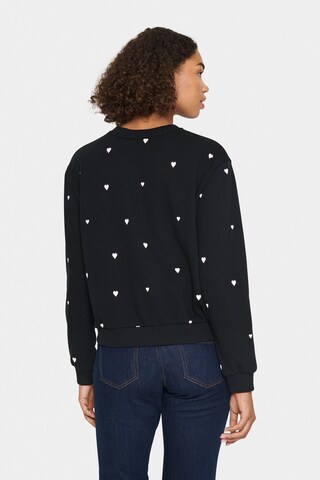 SAINT TROPEZ Sweatshirt 'Dagna' i sort
