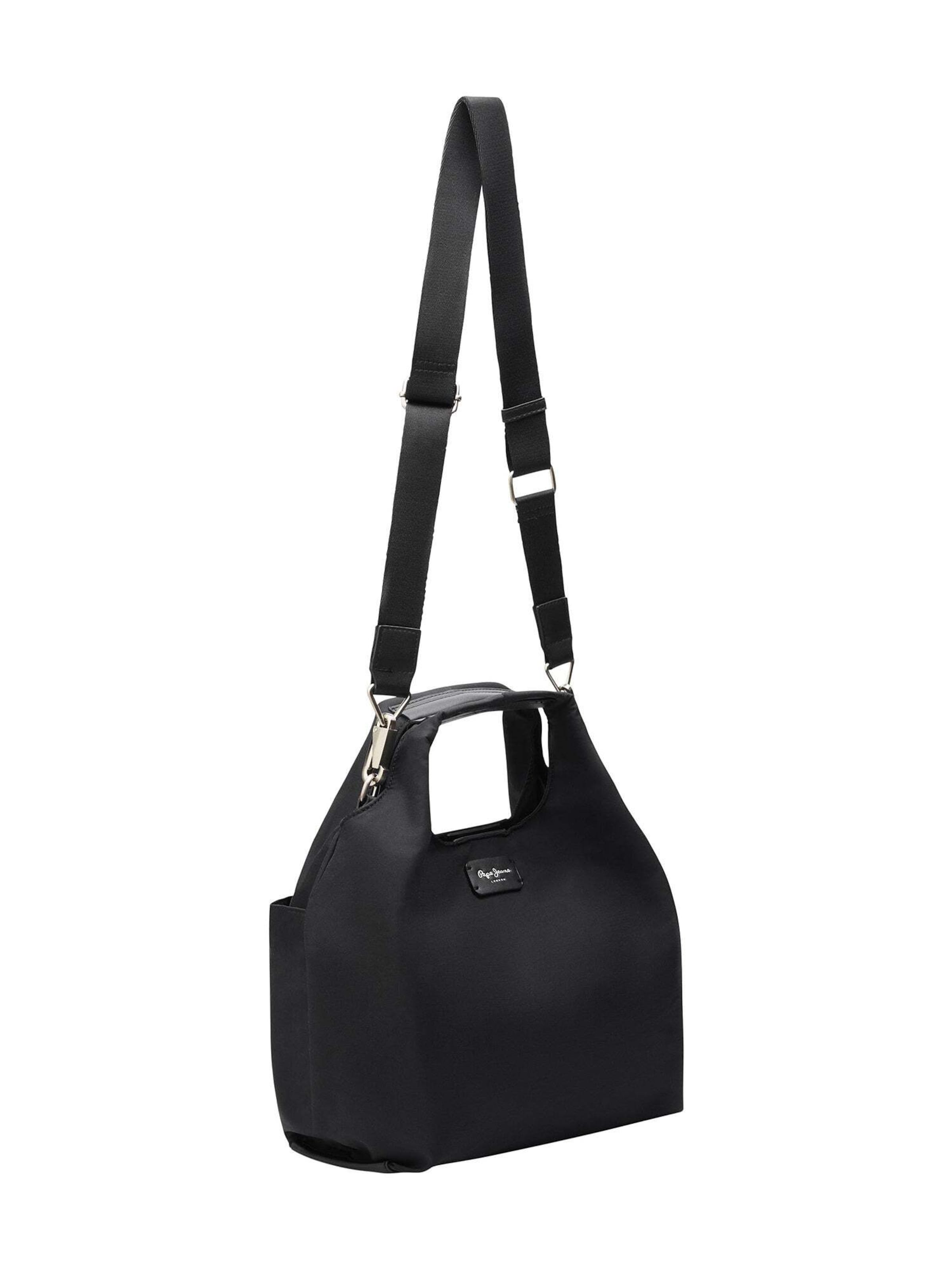 Pepe Jeans Handtasche 'Jett Wander' in Schwarz