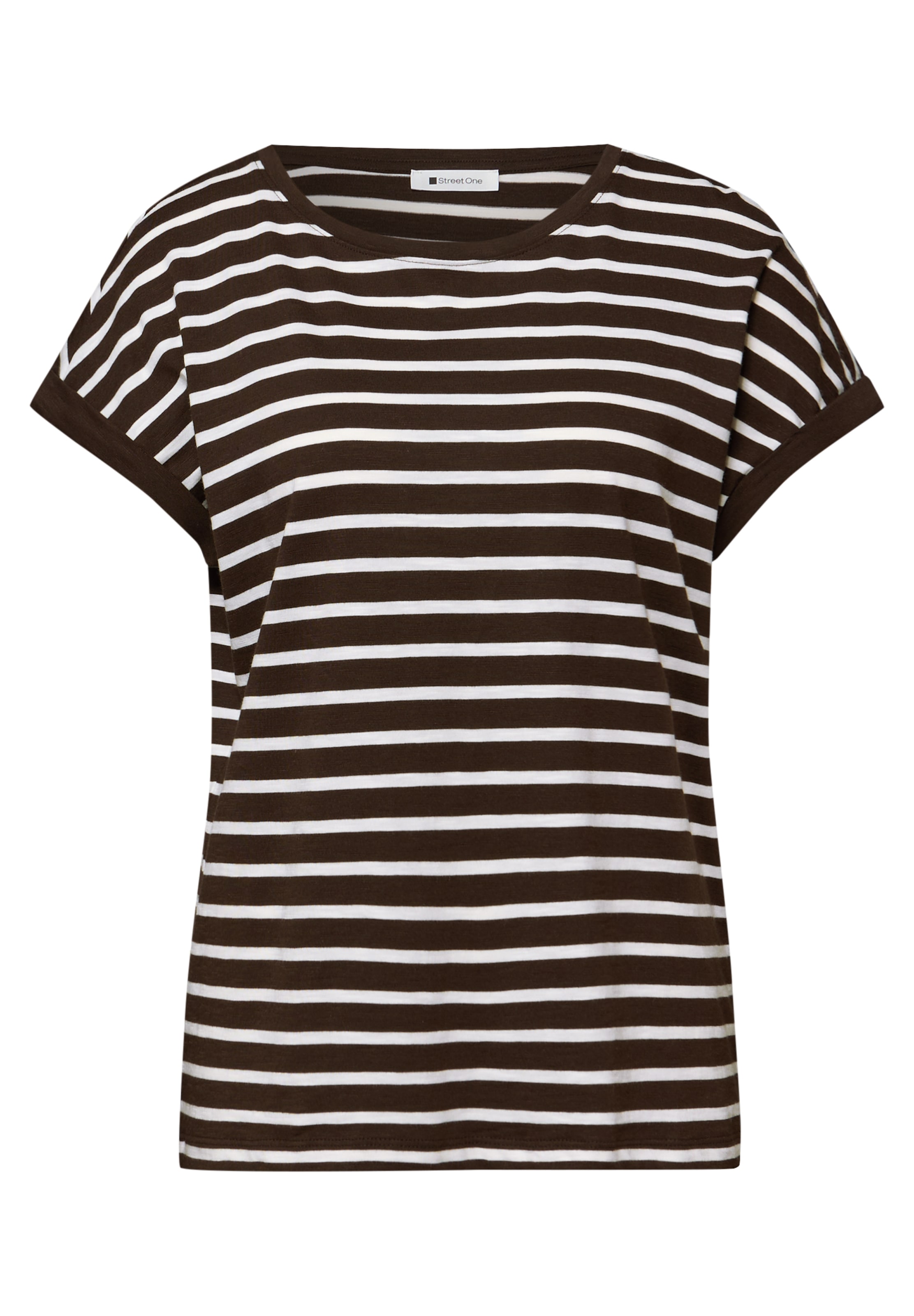 T-shirt STREET ONE en marron : devant