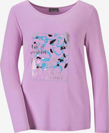 T-shirt Goldner en violet : devant