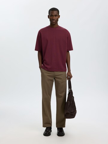SELECTED T-Shirt in Rot