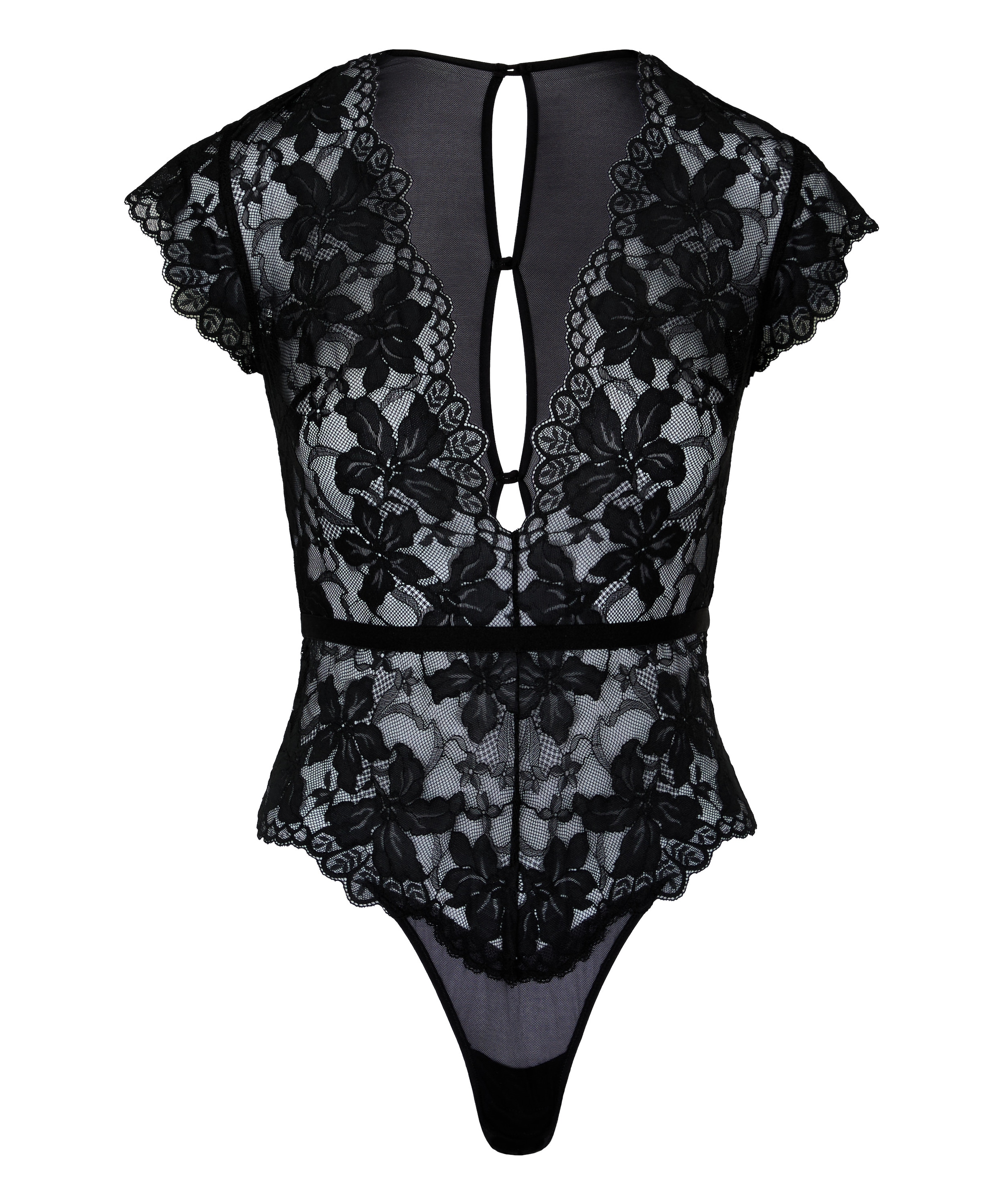 Hunkemöller Body in Schwarz: Vorderseite