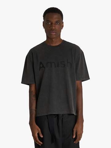 AMISH Shirt in Zwart: voorkant