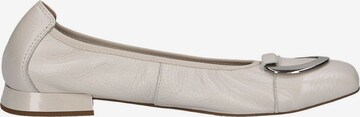 CAPRICE Ballet Flats in White