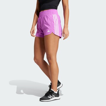 ADIDAS PERFORMANCE Loosefit Sportshorts 'Pacer' in Lila