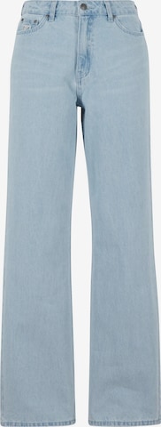 Wide leg Jeans de la Karl Kani pe albastru: față