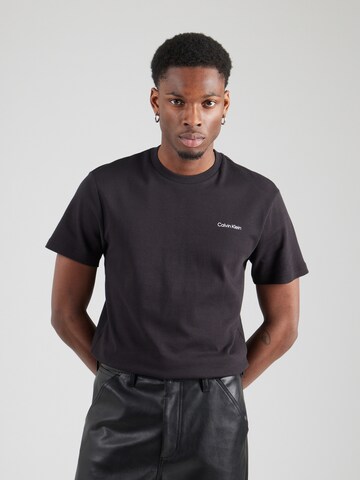 Maglietta di Calvin Klein in nero: frontale