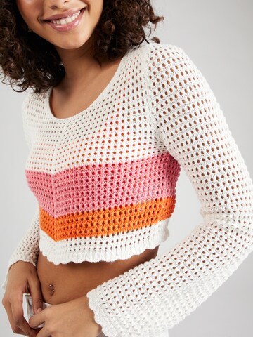Pull-over 'TRINA' ONLY en blanc