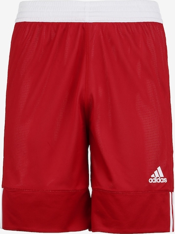 ADIDAS SPORTSWEAR Loose fit Workout Pants '3G Speed' in Red: front